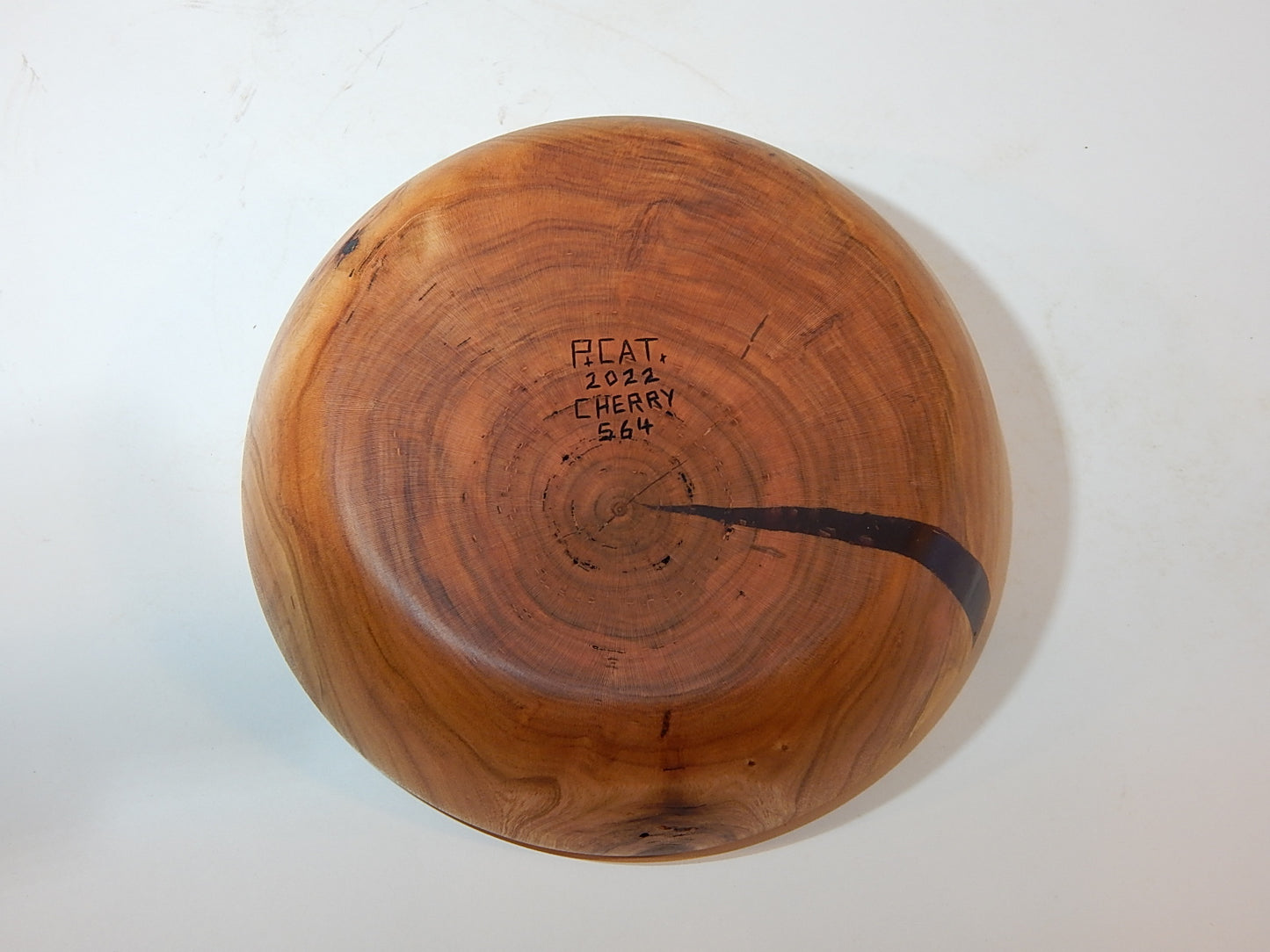 Wild Cherry Bowl, Handmade Lathe Turned, Artisan Crafted