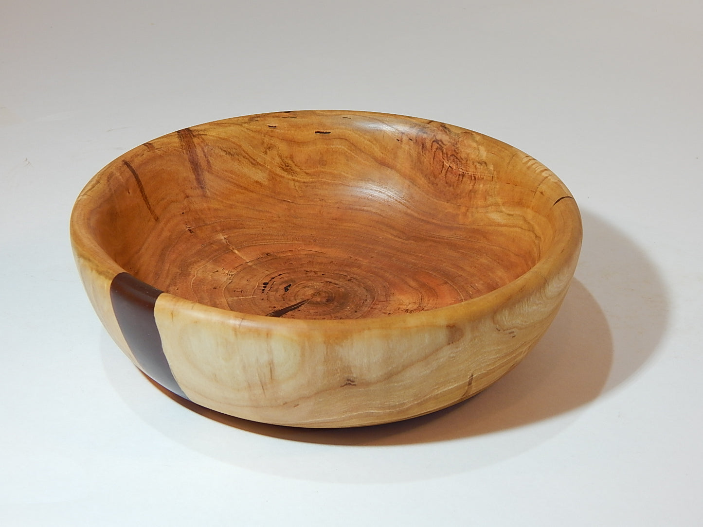 Wild Cherry Bowl, Handmade Lathe Turned, Artisan Crafted