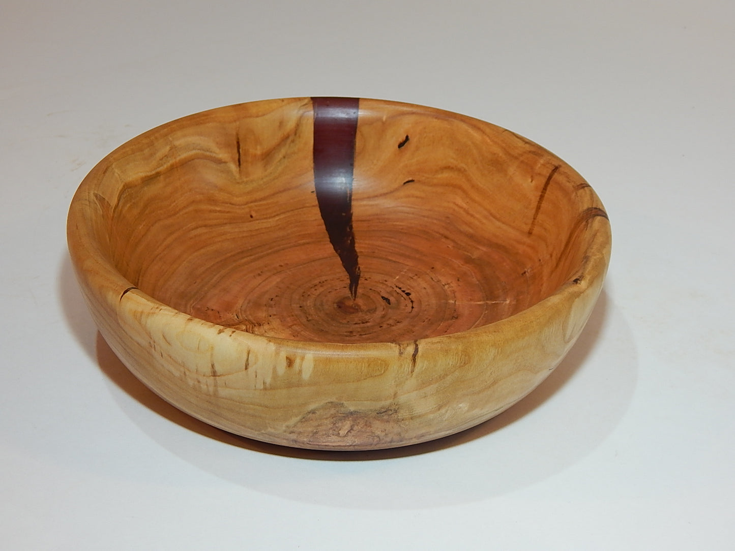 Wild Cherry Bowl, Handmade Lathe Turned, Artisan Crafted