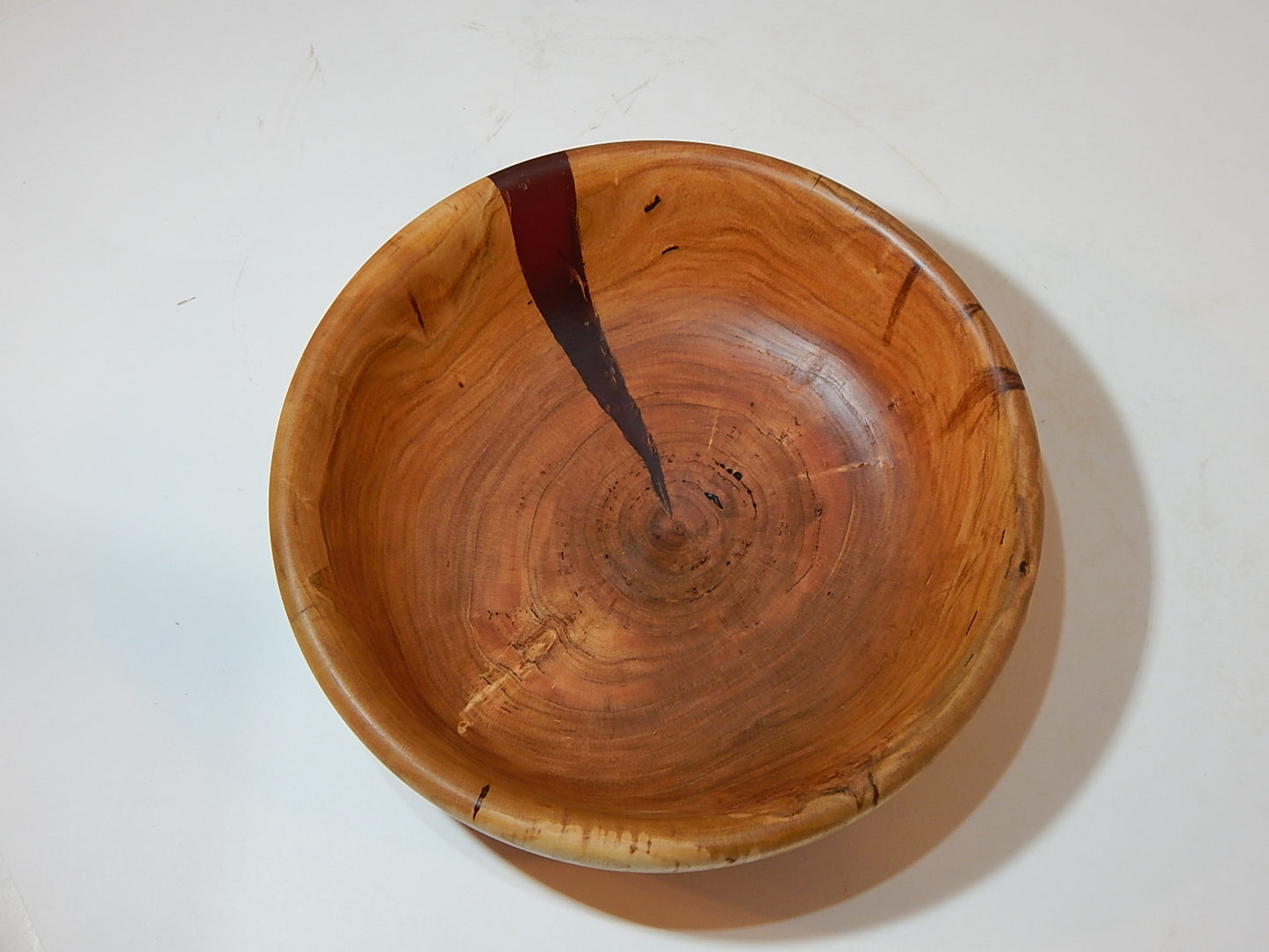 Wild Cherry Bowl, Handmade Lathe Turned, Artisan Crafted