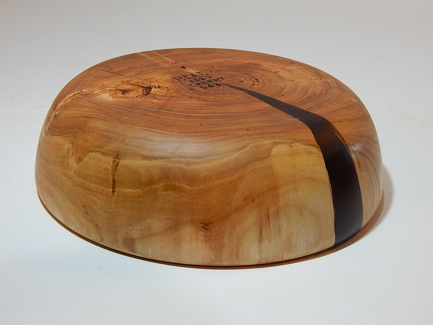 Wild Cherry Bowl, Handmade Lathe Turned, Artisan Crafted