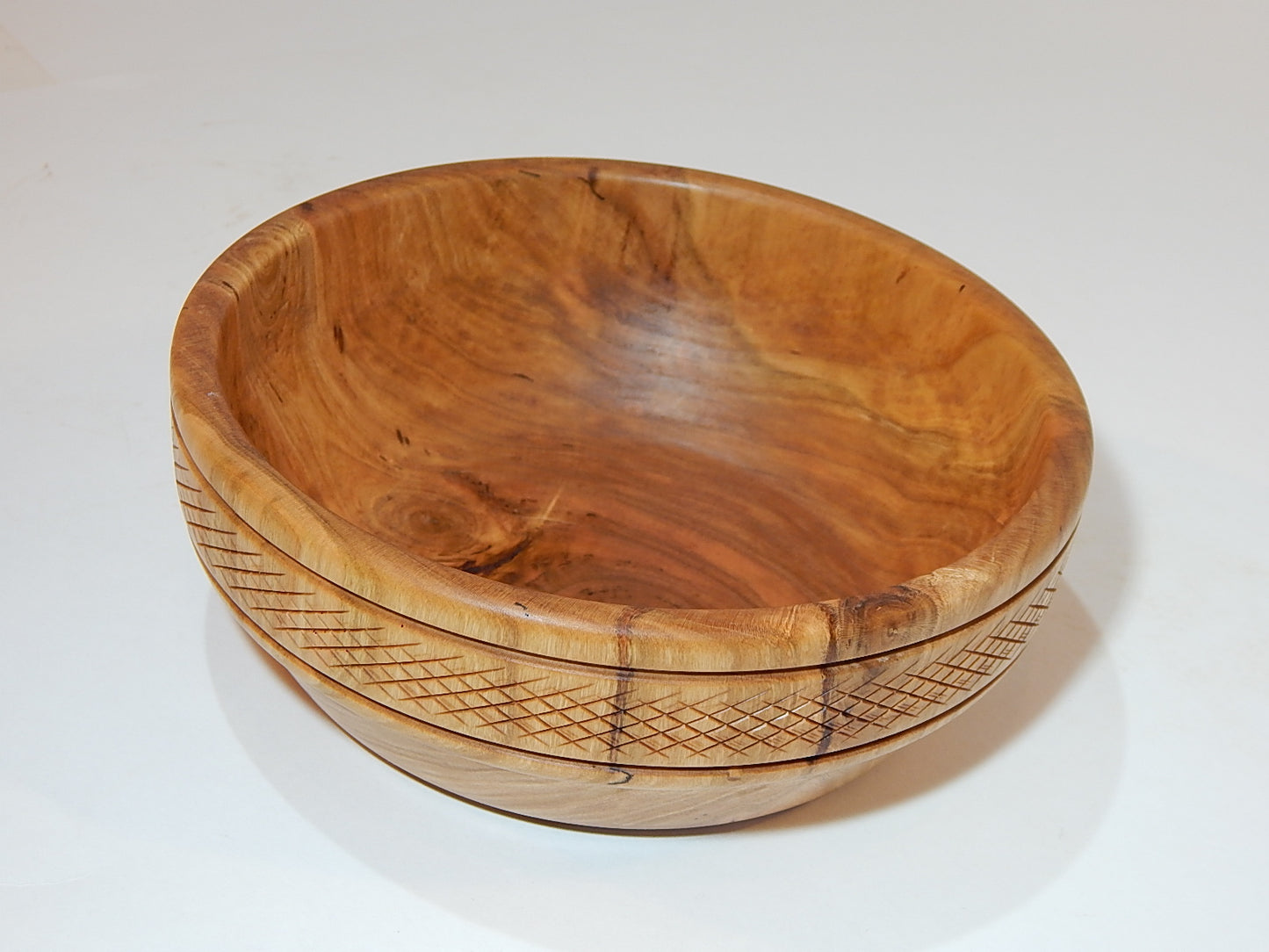 Wild Cherry Bowl, Handmade Lathe Turned, Artisan Crafted