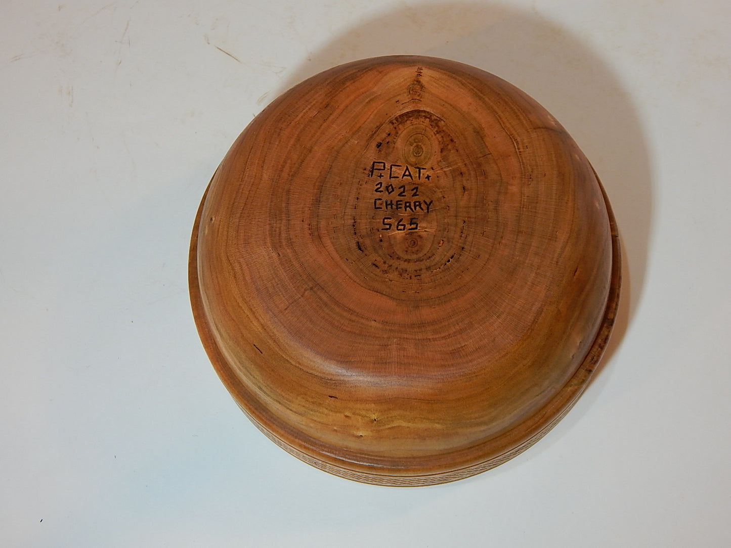 Wild Cherry Bowl, Handmade Lathe Turned, Artisan Crafted