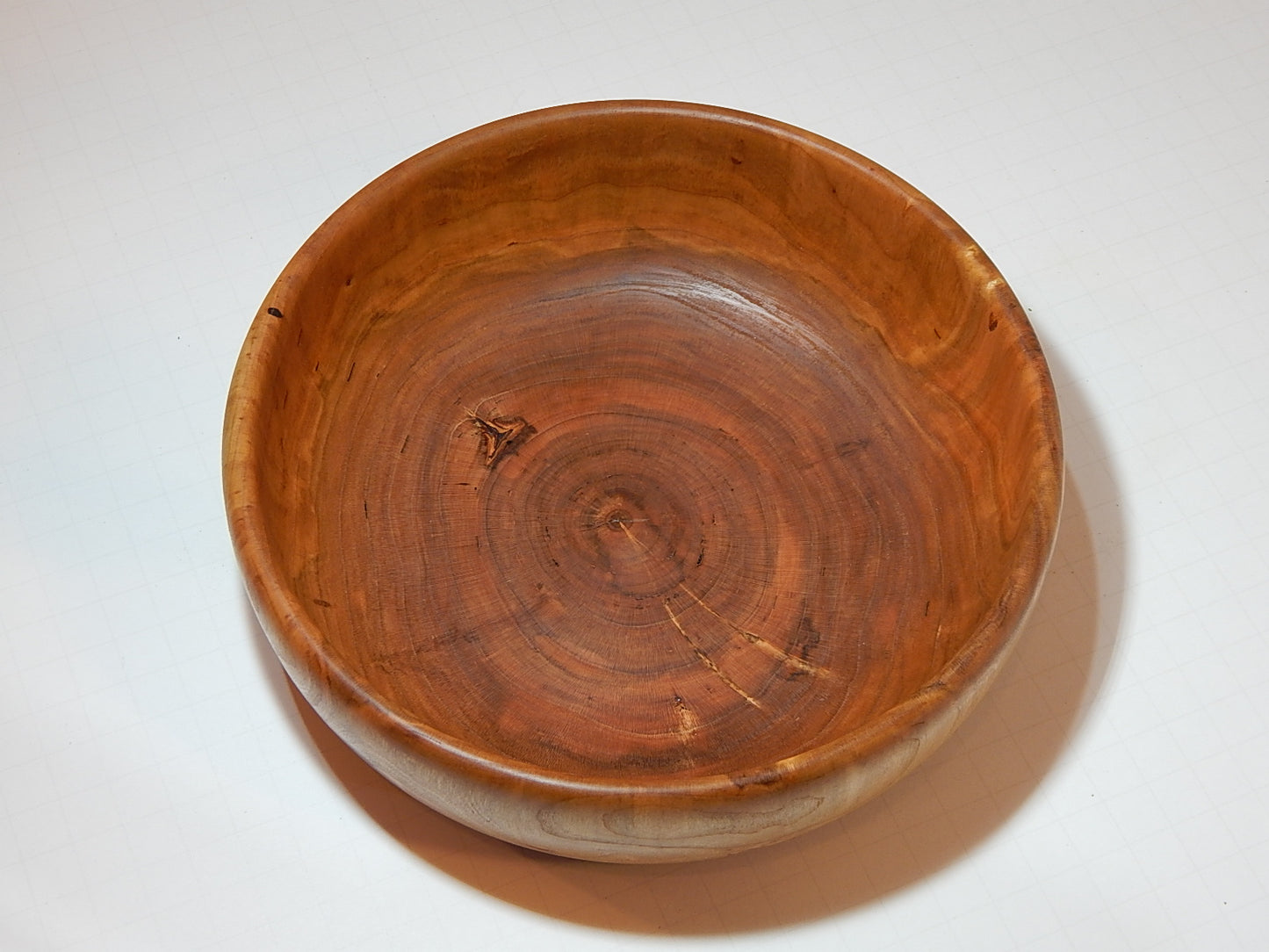 Wild Cherry Bowl, Handmade Lathe Turned, Artisan Crafted