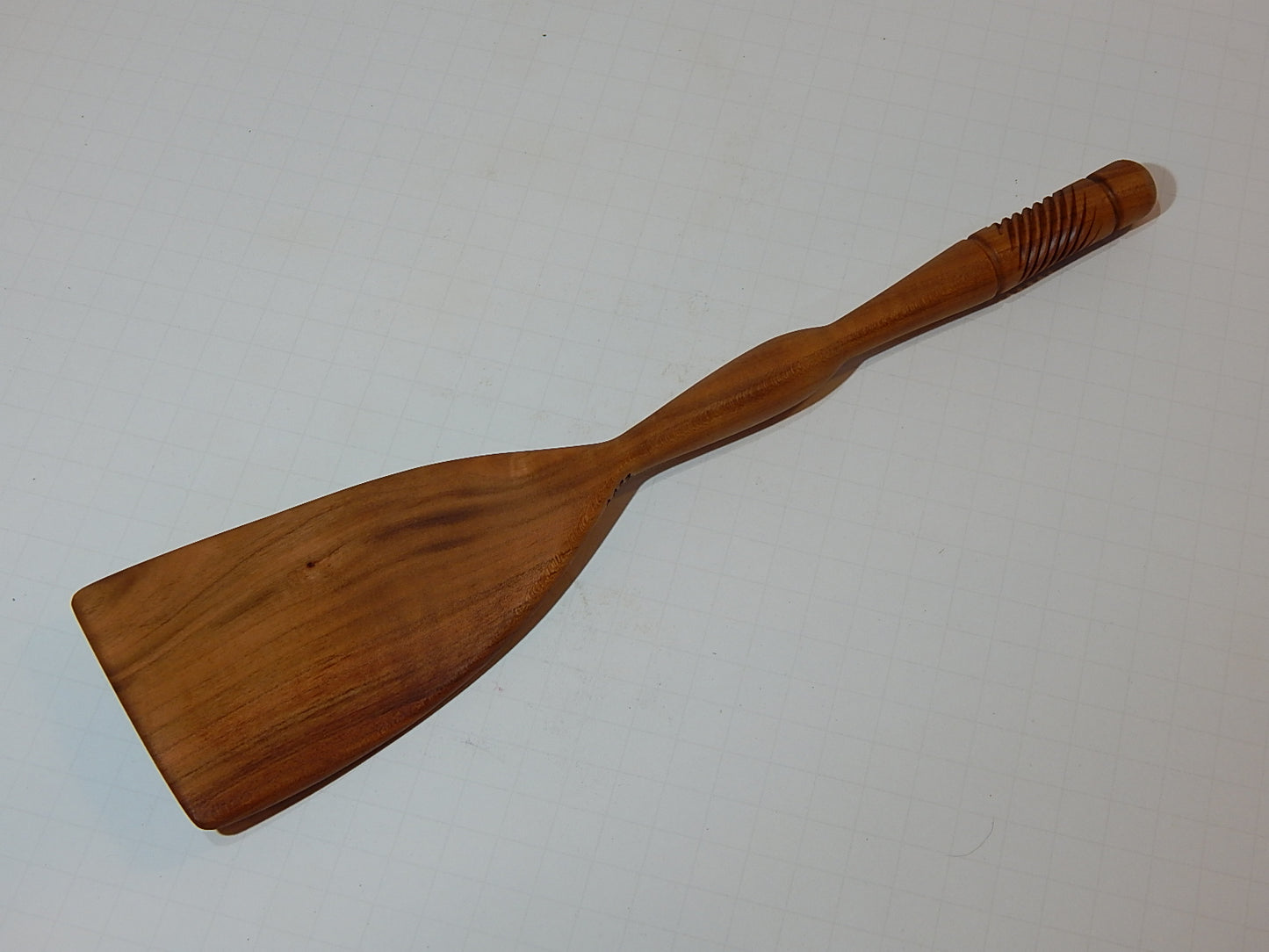 Wooden Spoon Solid Wild Cherry Lathe Turned Artisan Crafted