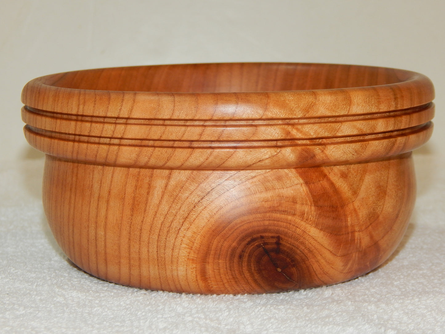 WILD CHERRY WOOD 4 BOWLS HANDMADE SET ARTISAN CRAFTED