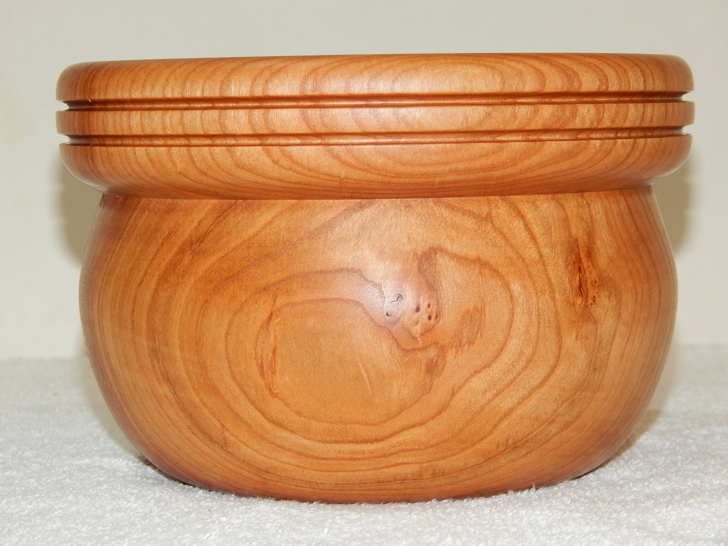 WILD CHERRY WOOD 4 BOWLS HANDMADE SET ARTISAN CRAFTED