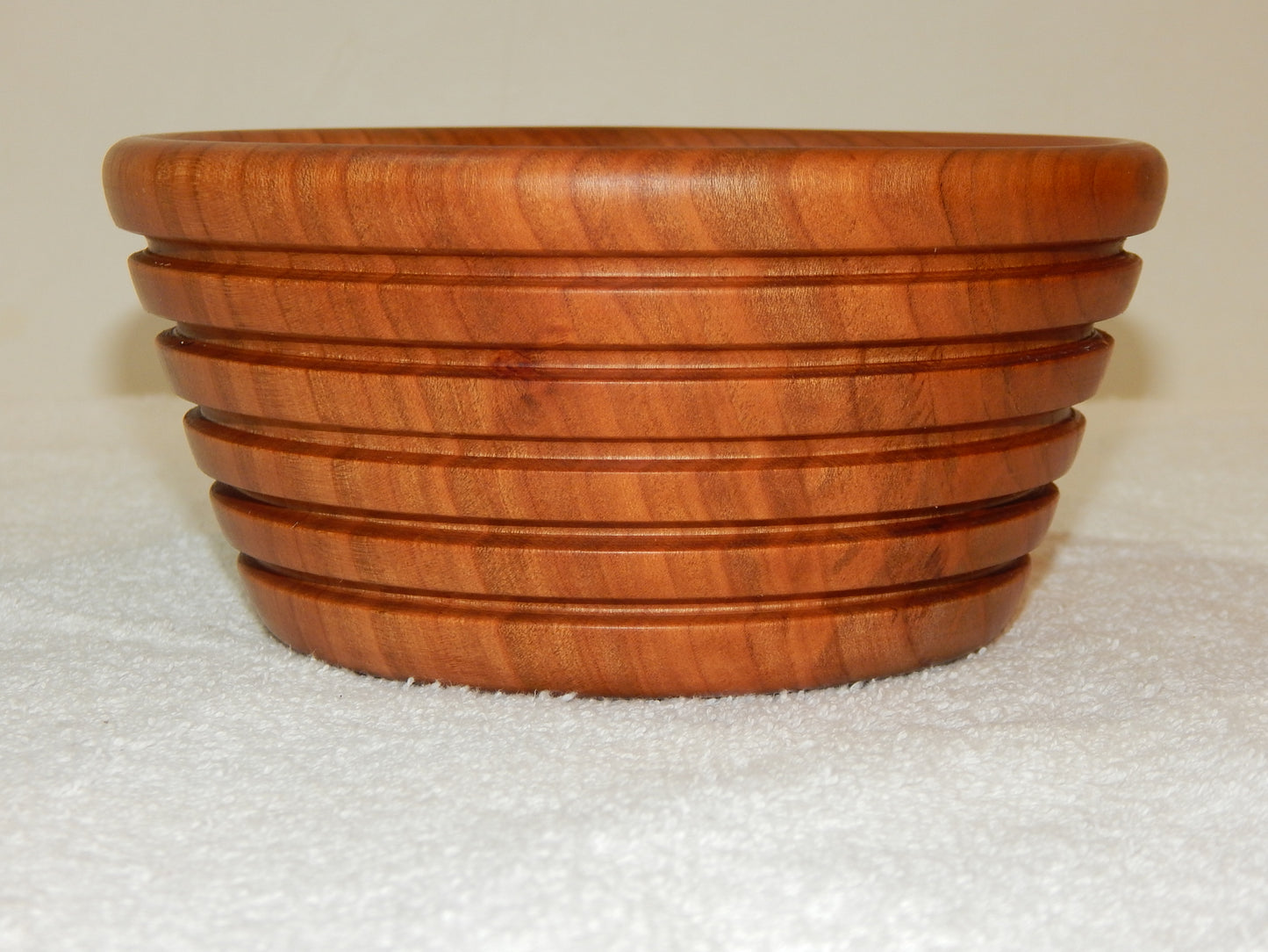 WILD CHERRY WOOD 4 BOWLS HANDMADE SET ARTISAN CRAFTED