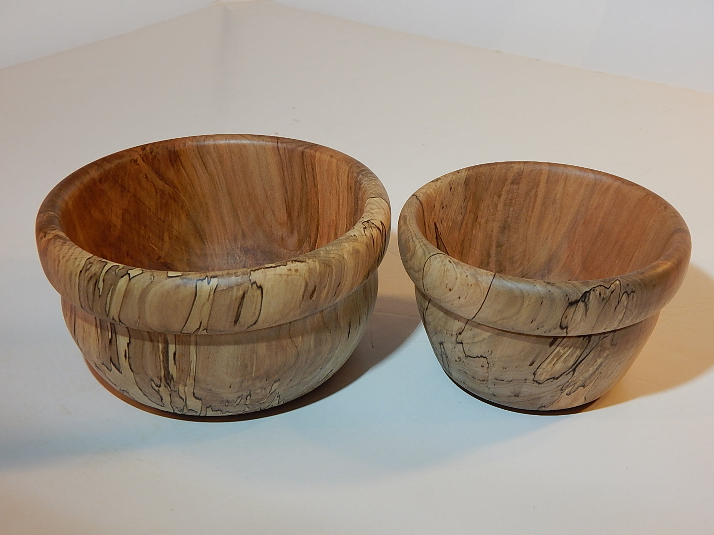 Maple 2 Bowl Set, Handmade Lathe Turned, Artisan Crafted