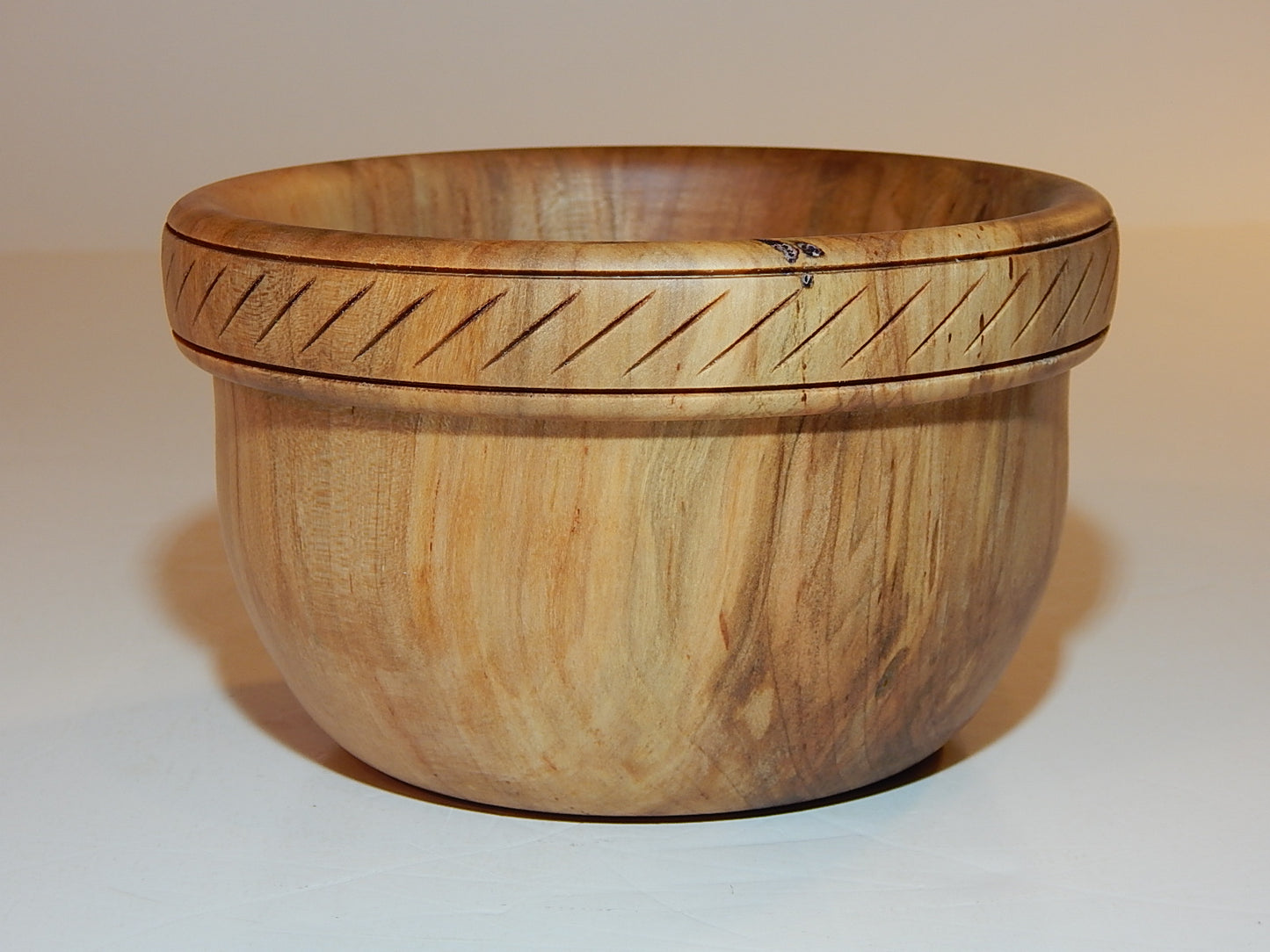 Maple Bowl, Handmade Lathe Turned, Artisan Crafted