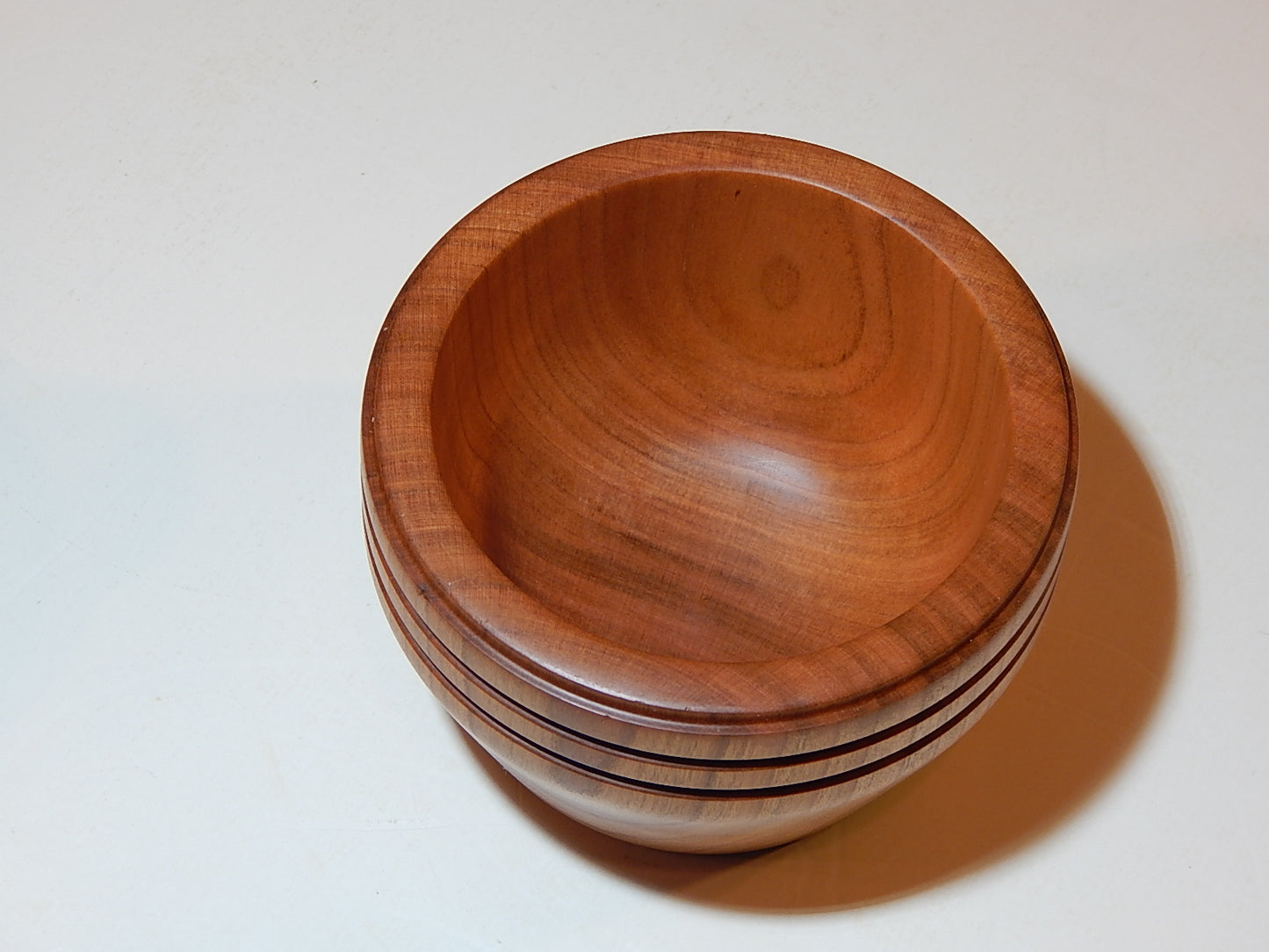 Wild Cherry Bowl with Lid, Handmade Lathe Turned Box, Artisan Crafted