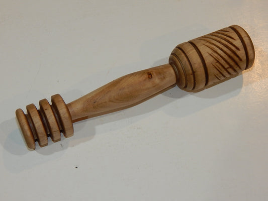 Honey Dipper Handmade Artisan Crafted Lathe Turned Maple 6.5"