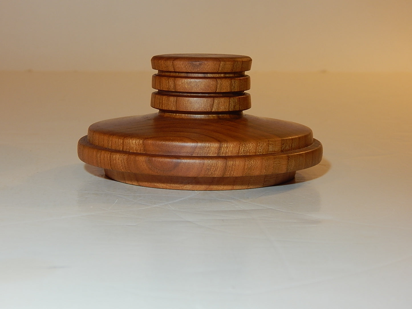 Wild Cherry Bowl with Lid, Handmade Lathe Turned Box, Artisan Crafted