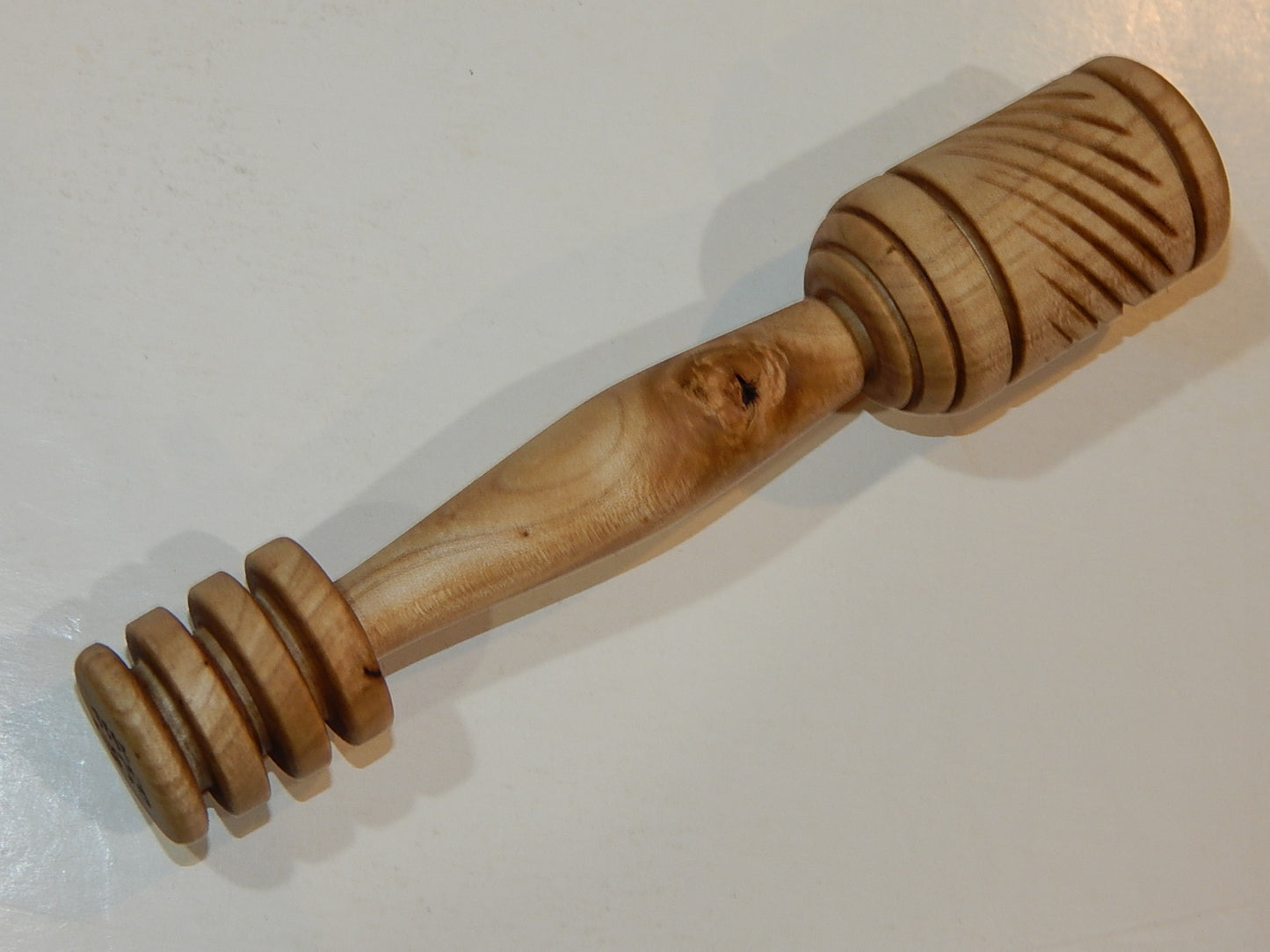 Honey Dipper Handmade Artisan Crafted Lathe Turned Maple 6.5"