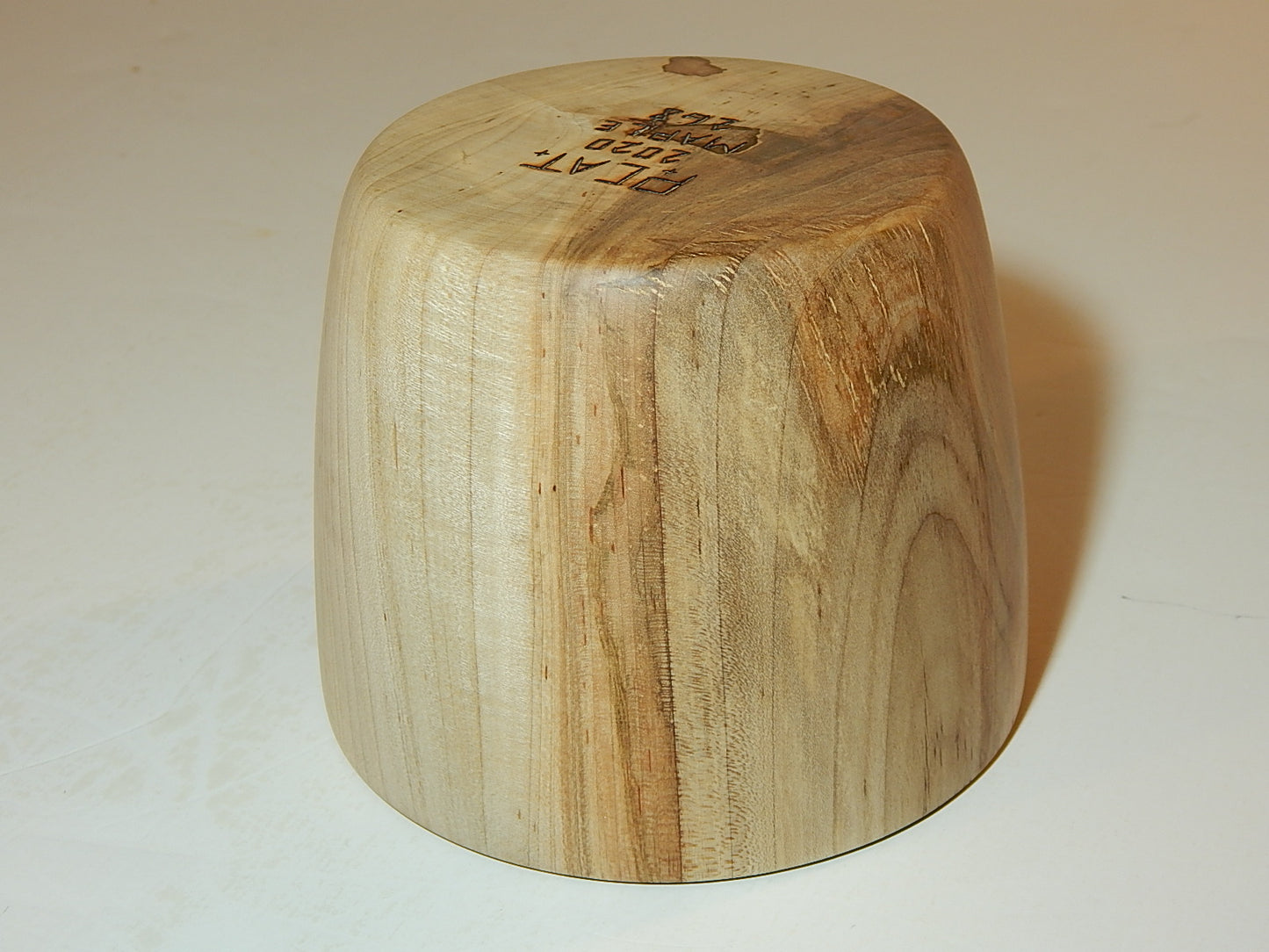 Maple Bowl with Lid, Handmade Lathe Turned Box, Artisan Crafted