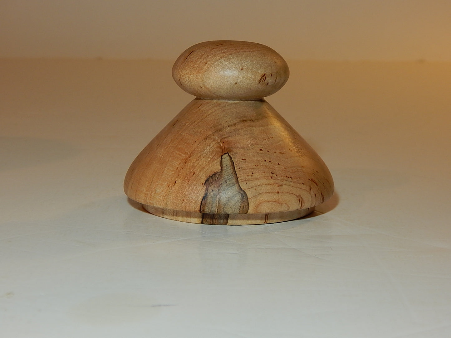 Maple Bowl with Lid, Handmade Lathe Turned Box, Artisan Crafted