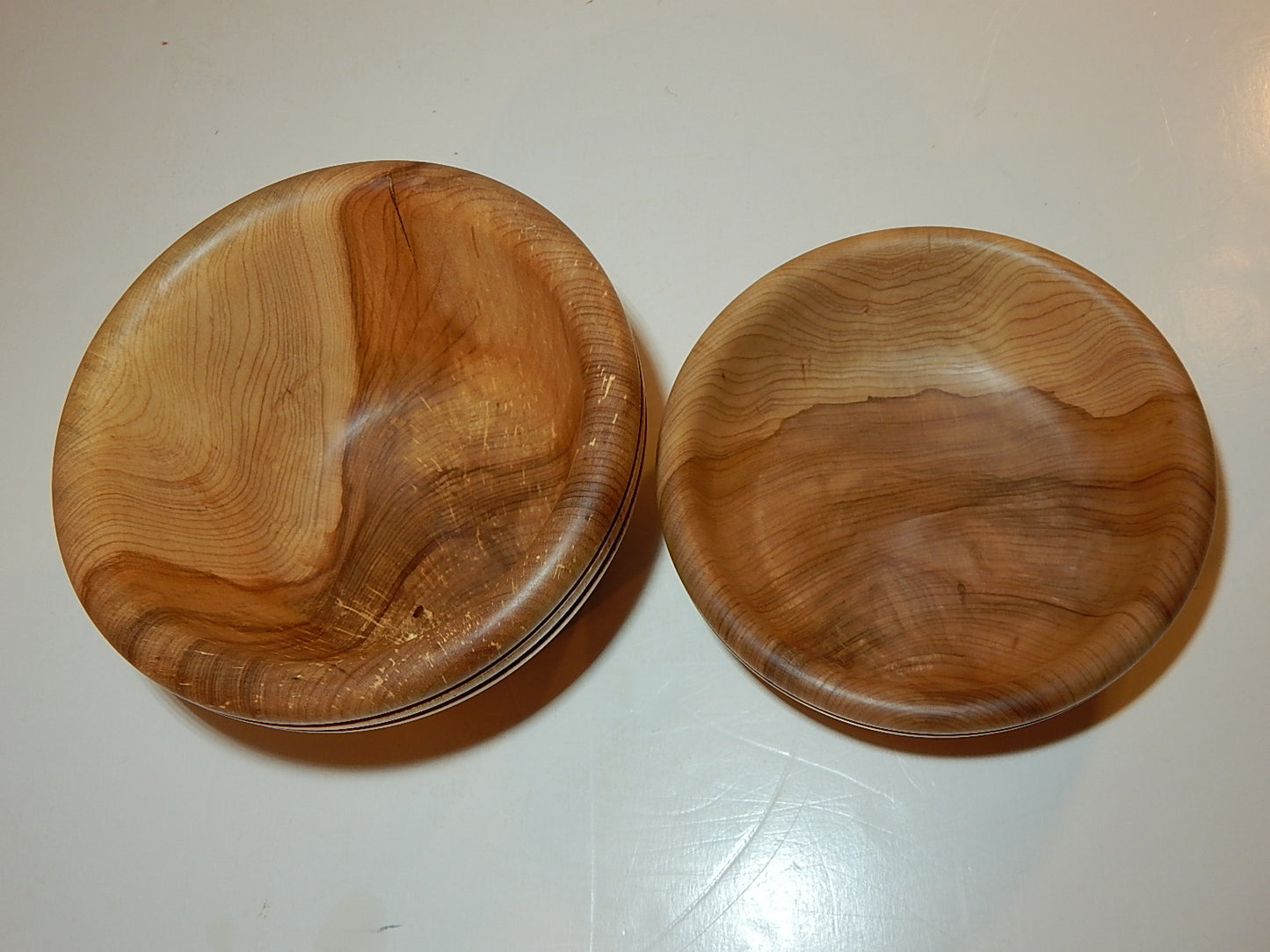 Maple 2 Bowl Set, Handmade Lathe Turned, Artisan Crafted