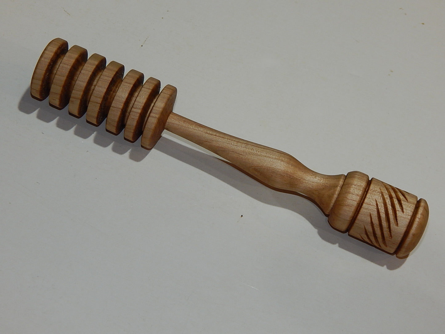 Super-Sized Honey Dipper For The Honey Lover Handmade Artisan Crafted 7 7/8" Lathe Turned Maple