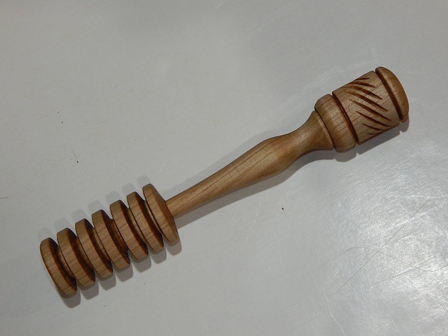 Super-Sized Honey Dipper For The Honey Lover Handmade Artisan Crafted 7 7/8" Lathe Turned Maple