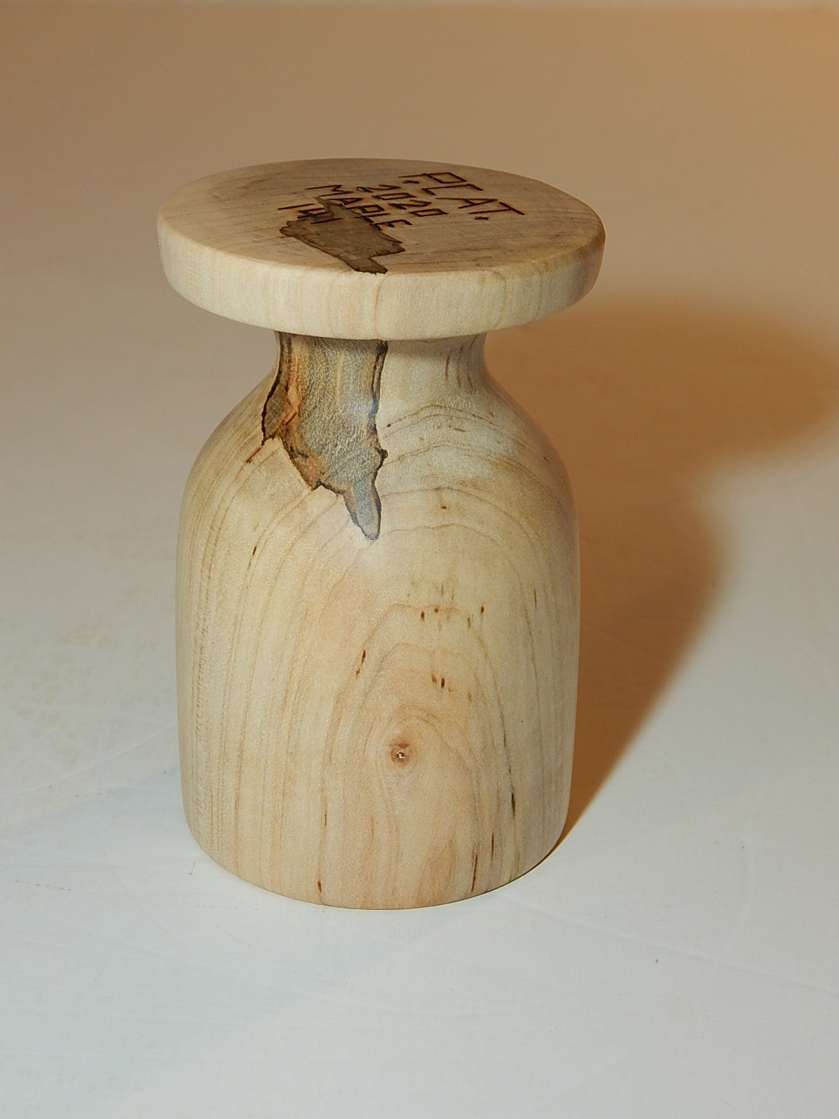 Maple Bowl with Lid, Handmade Lathe Turned Box, Artisan Crafted