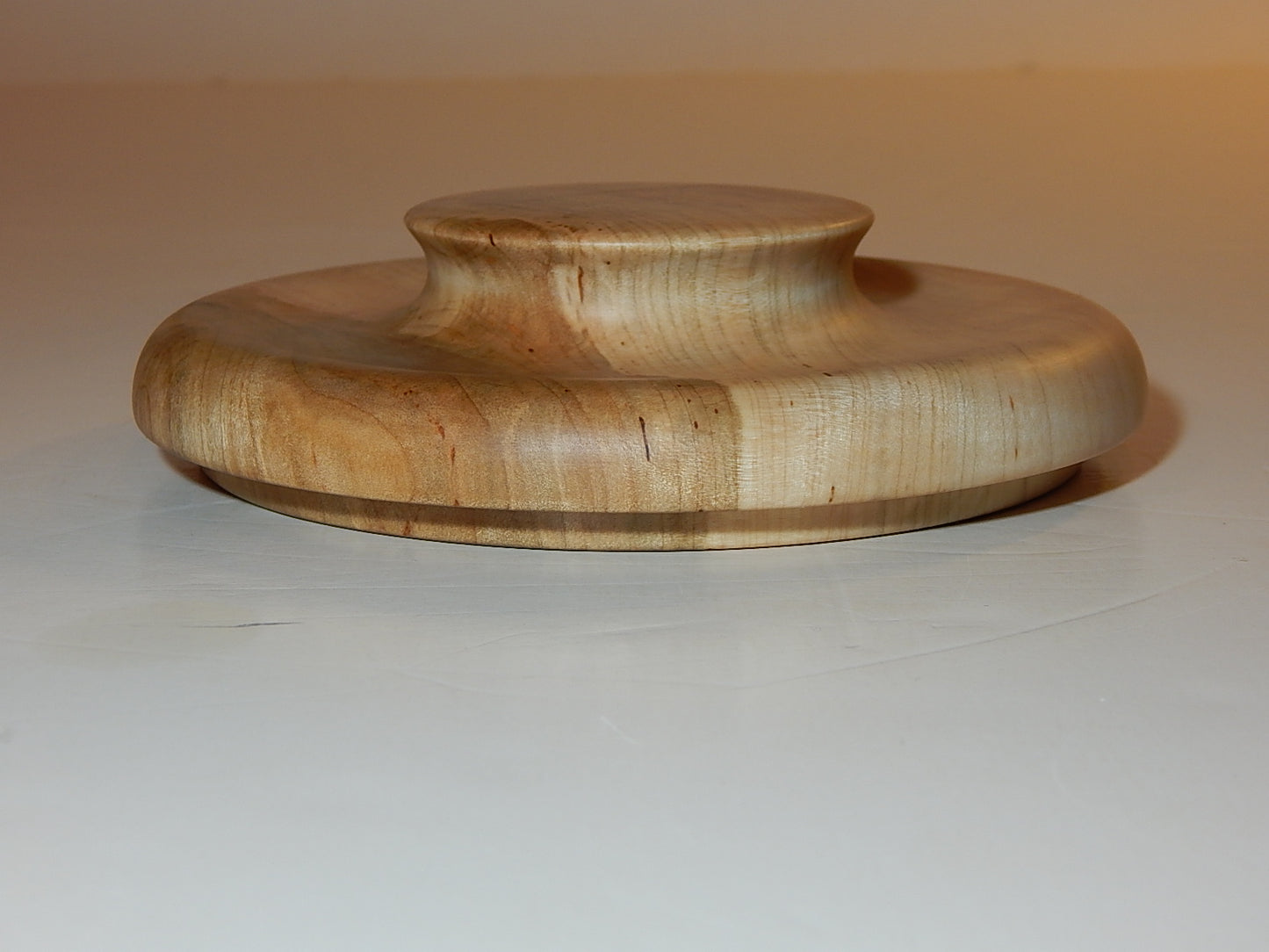 Maple Bowl with Lid, Handmade Lathe Turned Box, Artisan Crafted