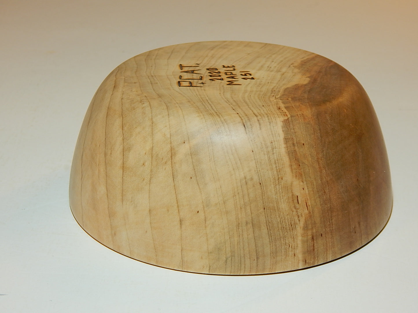 Maple Bowl with Lid, Handmade Lathe Turned Box, Artisan Crafted