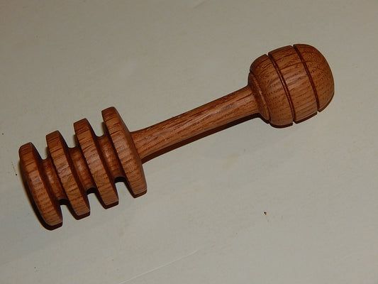 Super-Sized Honey Dipper For The Honey Lover Handmade Artisan Crafted 5 1/8" Lathe Turned Oak