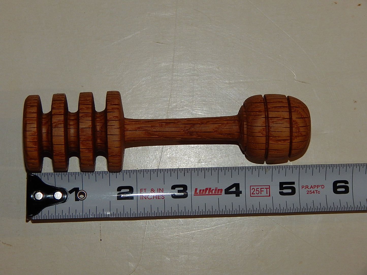 Super-Sized Honey Dipper For The Honey Lover Handmade Artisan Crafted 5 1/8" Lathe Turned Oak