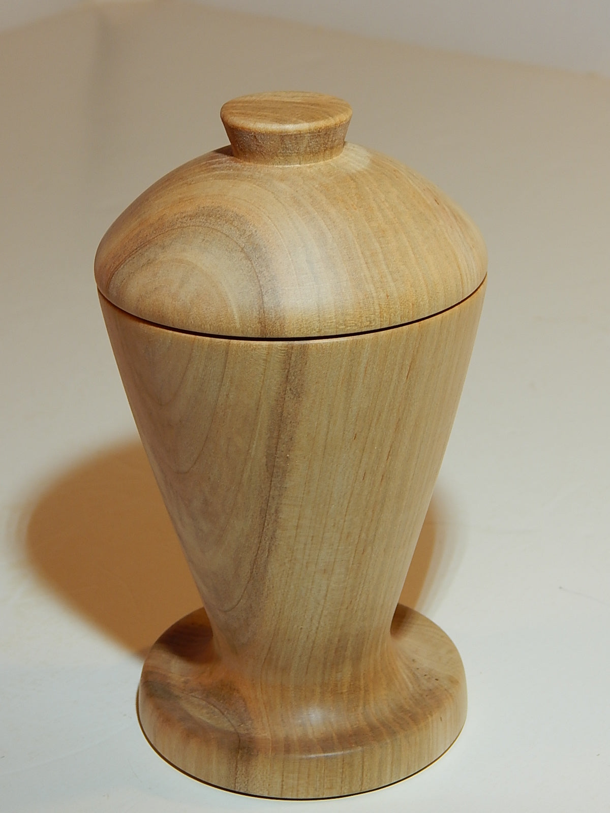 Maple Bowl with Lid, Handmade Lathe Turned Box, Artisan Crafted